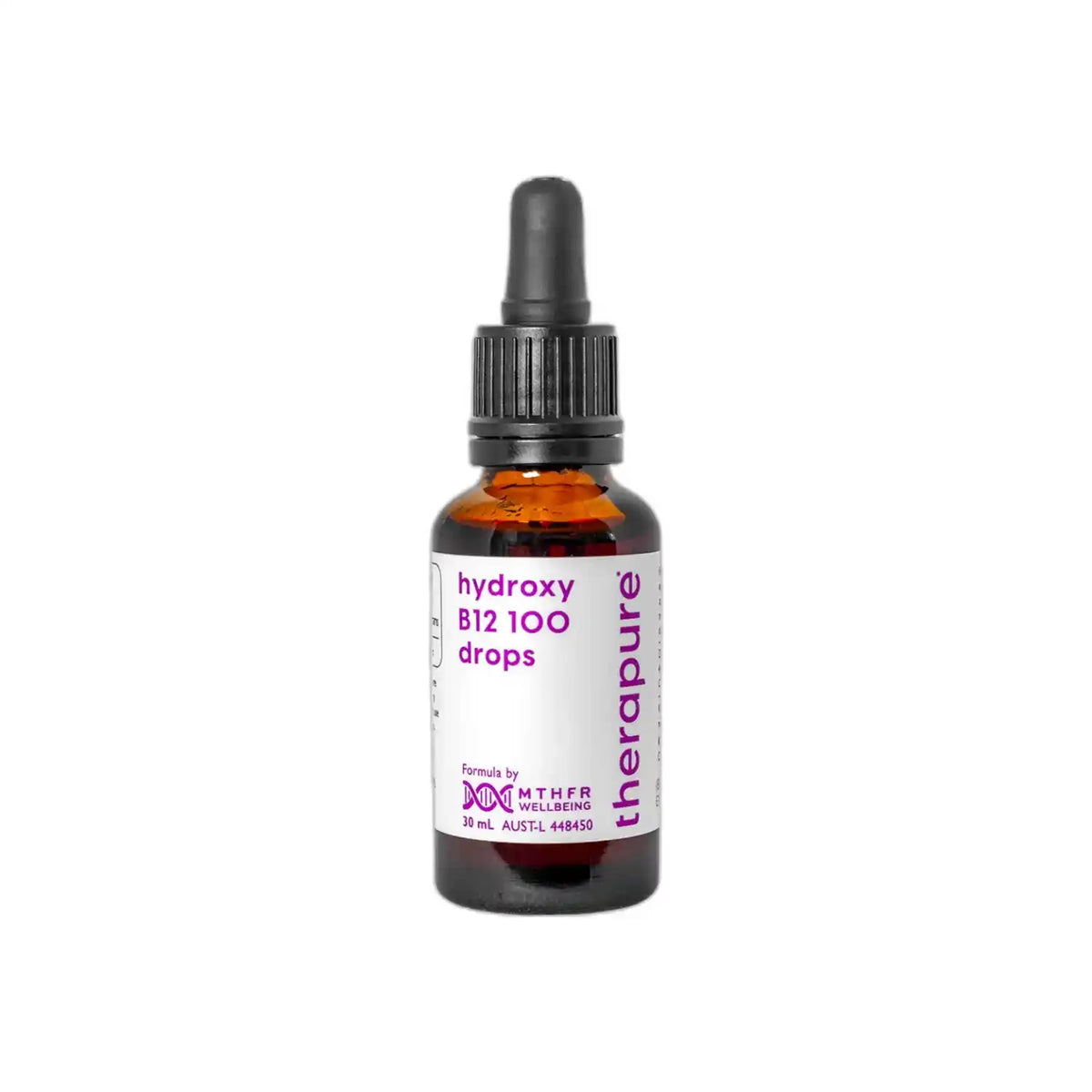 Hydroxy b12 100 Drops 30ml MTHFR Support