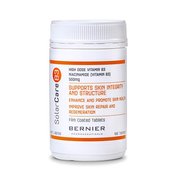 SolarCareB3 Niacinamide High Dose B3 500mg 180 Tablets