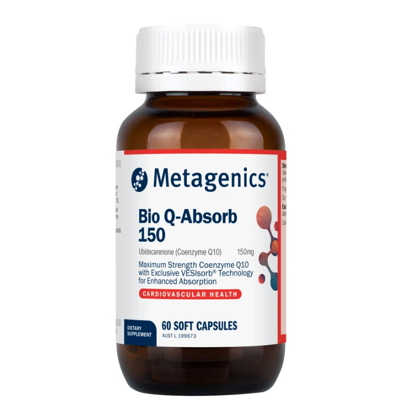 Bio Q-Absorb 150 60 Capsules by Metagenics