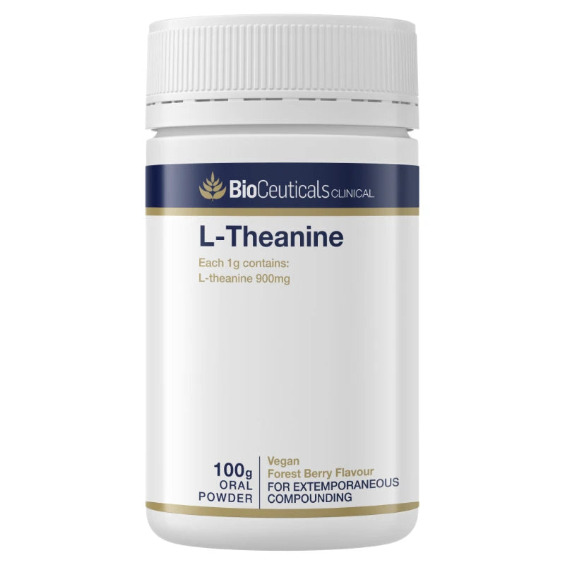 L-Theanine Berry Flavour 100g Powder - BioCeuticals