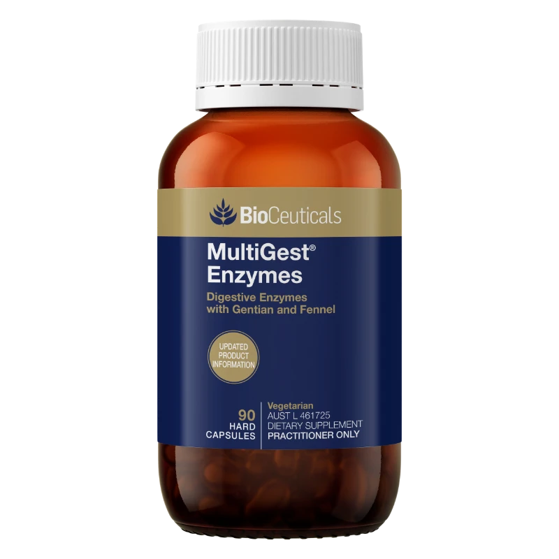 MultiGestEnzymes 90 Capsules - BioCeuticals