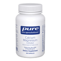 Calcium Magnesium Citrate 180 Capsules by Pure Encapsulations