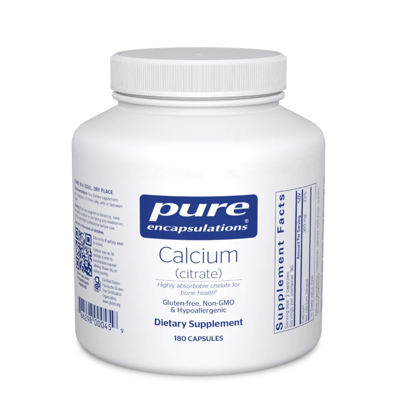 Calcium Citrate 180 Capsules by Pure Encapsulations