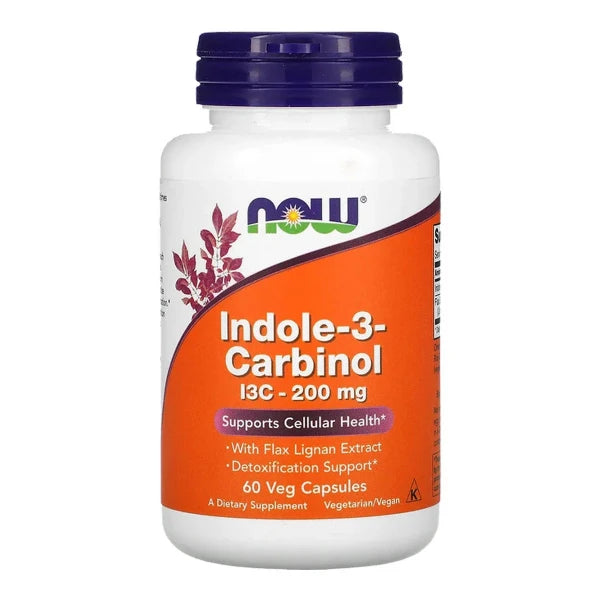 Indole-3-Carbinol 200mg 60capsules NOW Foods