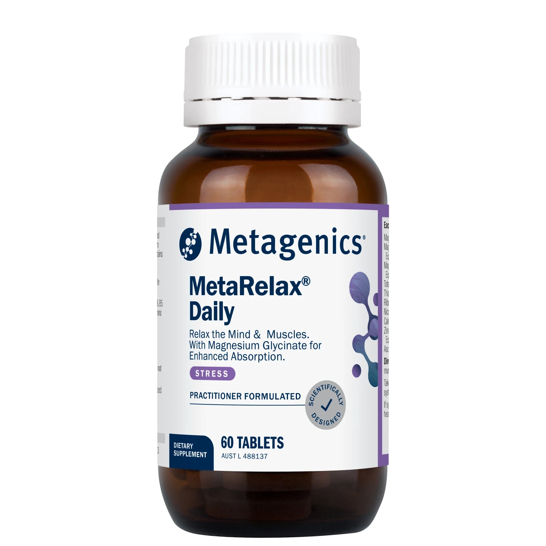 MetaRelax Daily 60 Tablets by Metagenics