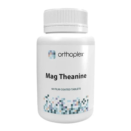 Mag Theanine 60 Tablets by Orthoplex White