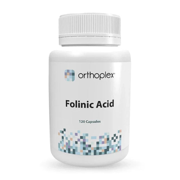 Folinic Acid 120 Capsules Orthoplex White
