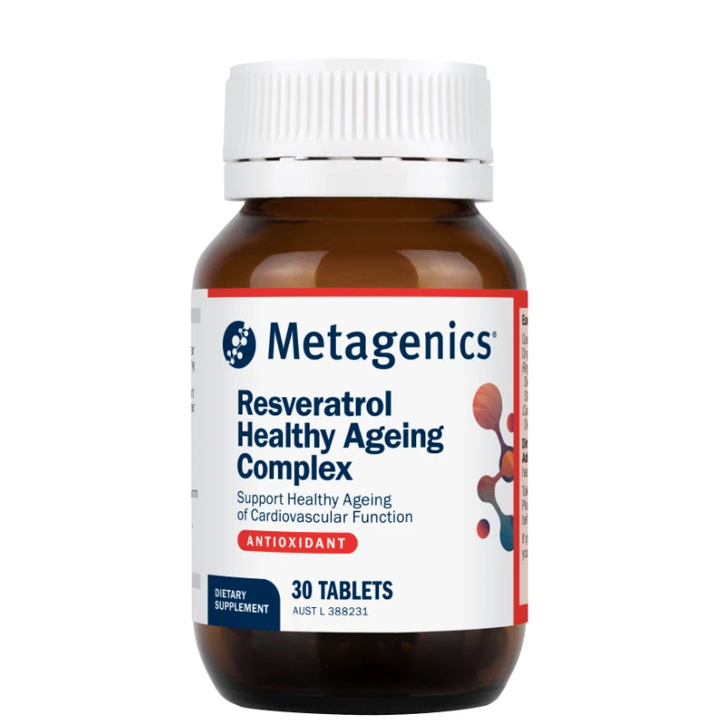 Resveratrol Healthy Aging Complex 30 Tablets by Metagenics