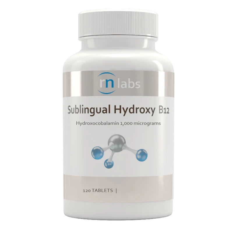 Sublingual Hydroxy-B12 120 Lozenges by RN Labs