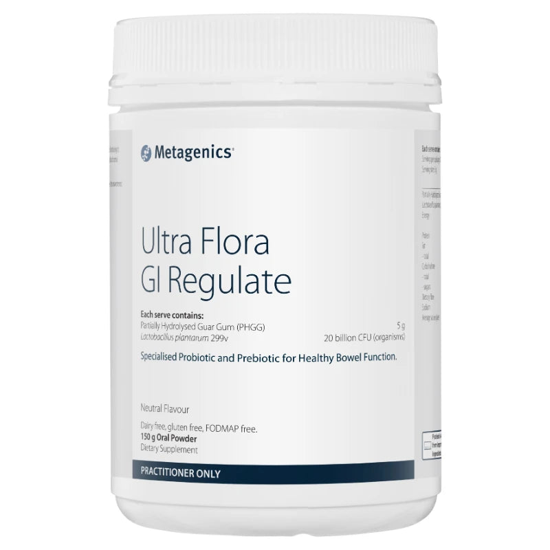 Ultra Flora GI Regulate 150g by Metagenics  *Must be kept refrigerated