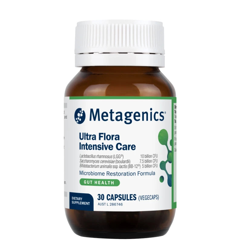 Ultra Flora Intensive Care 60 Capsules by Metagenics  *Must be kept refrigerated