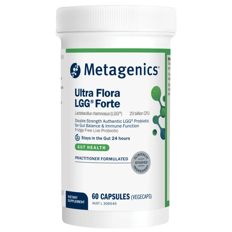 Ultra Flora LGG Forte 60 Capsules by Metagenics