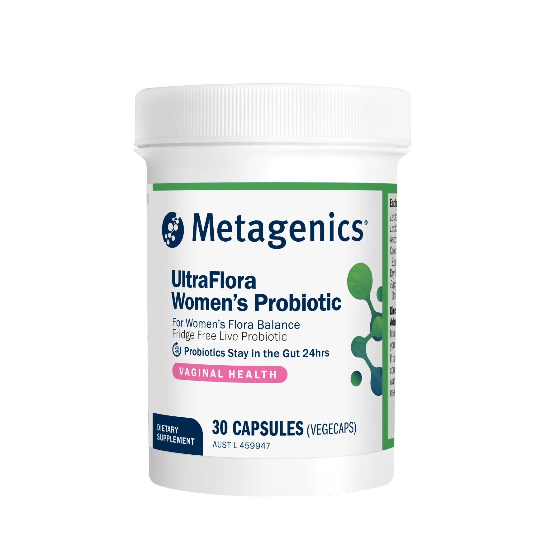 UltraFlora Women's Probiotic 30 Capsules - by Metagenics