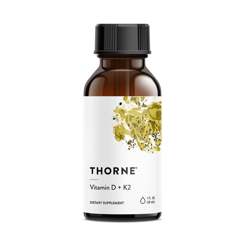 Vitamin D + K2 Liquid (600 Serves) 30ml by Thorne